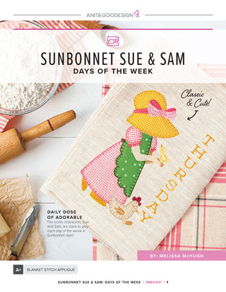 Sunbonnet Sue & Sam: Days of the Week