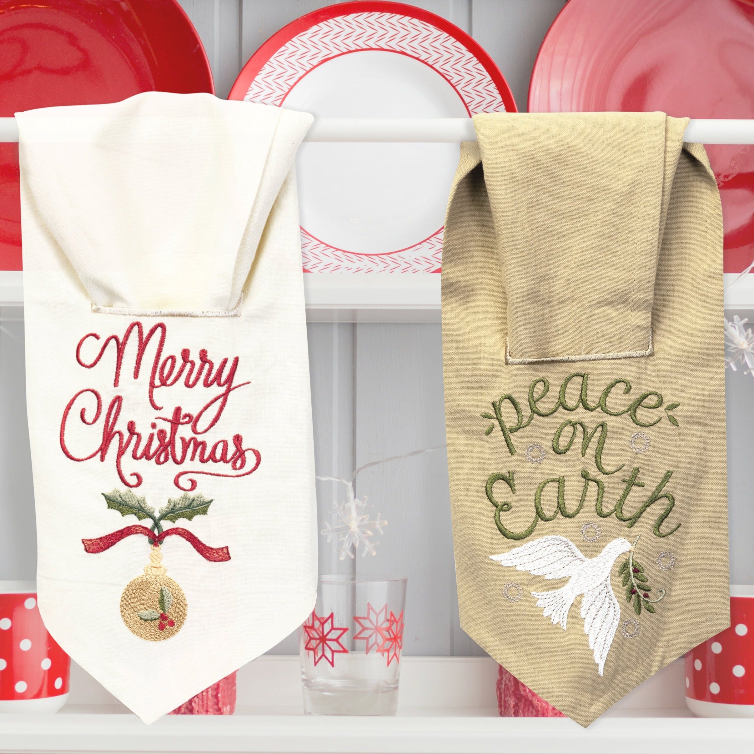Christmas Towel Scarves
