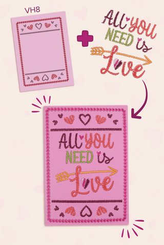 Valentine's Hand-Stitched Cards