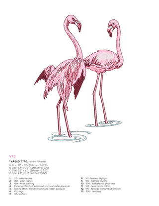 Vintage Flamingos