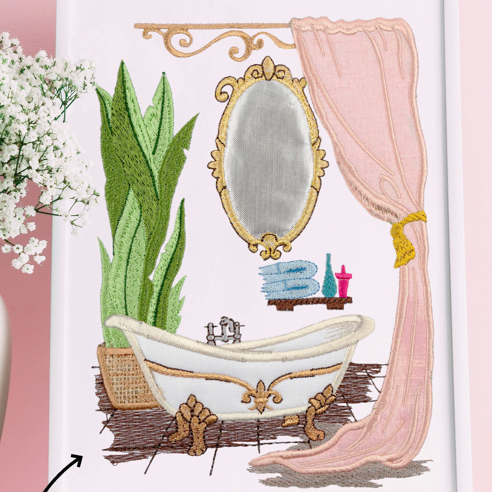 Vintage Powder Room — Anita Goodesign