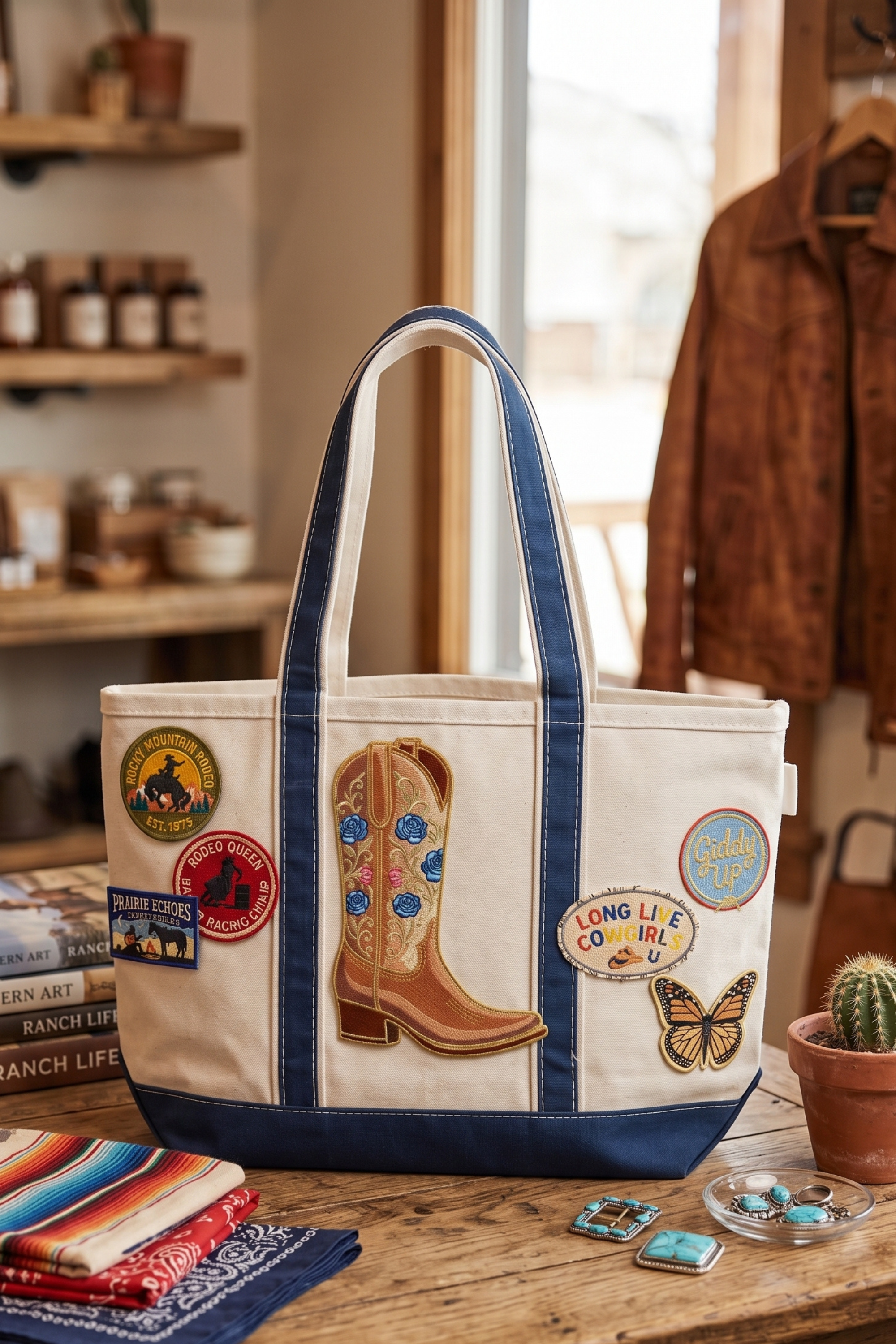 Cowgirl Boot Patch