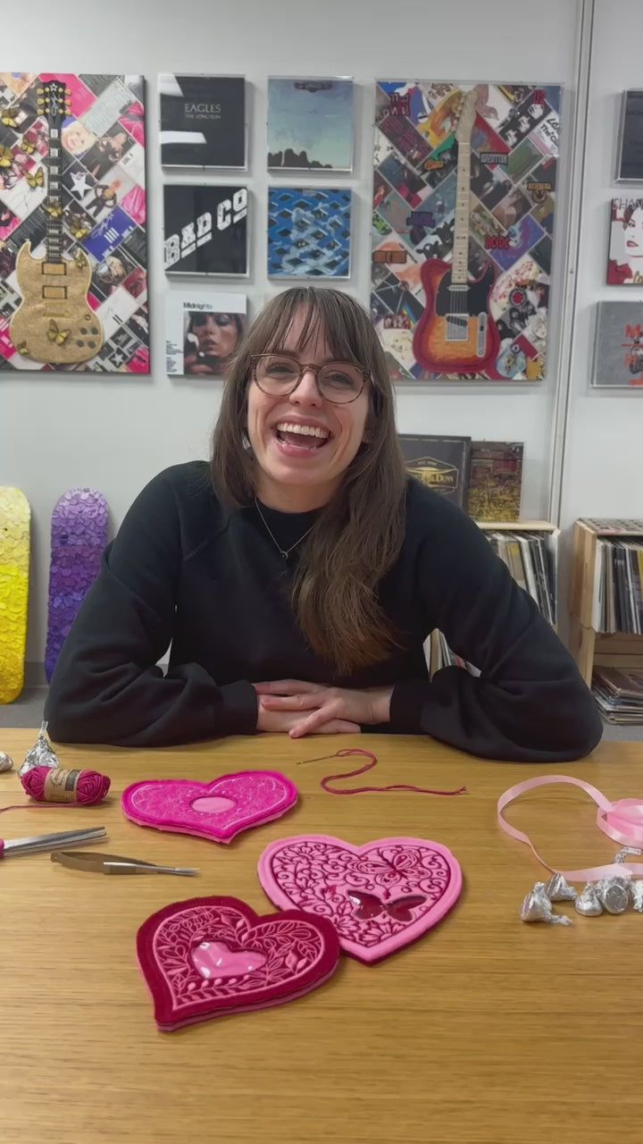 Load video: Heart Pouches