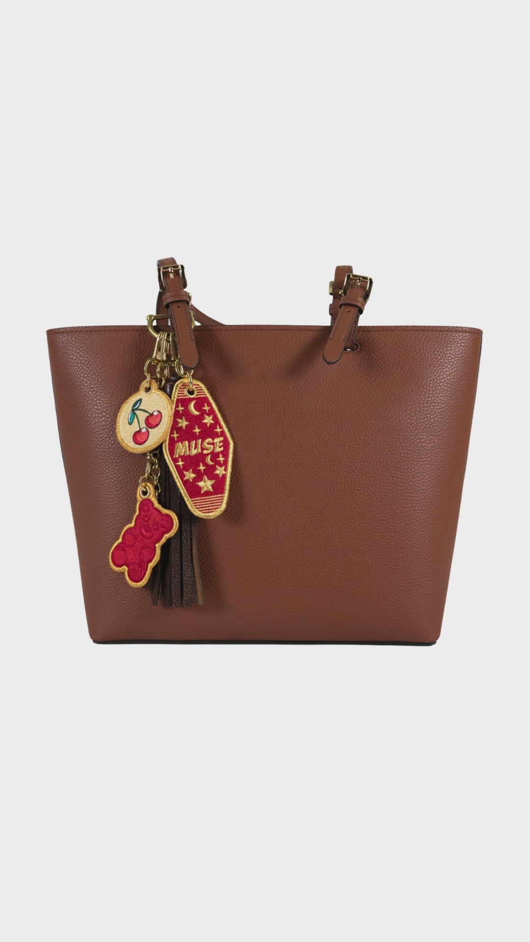 Load video: a collage of bags