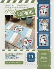 Blanket Stitch Snowmen