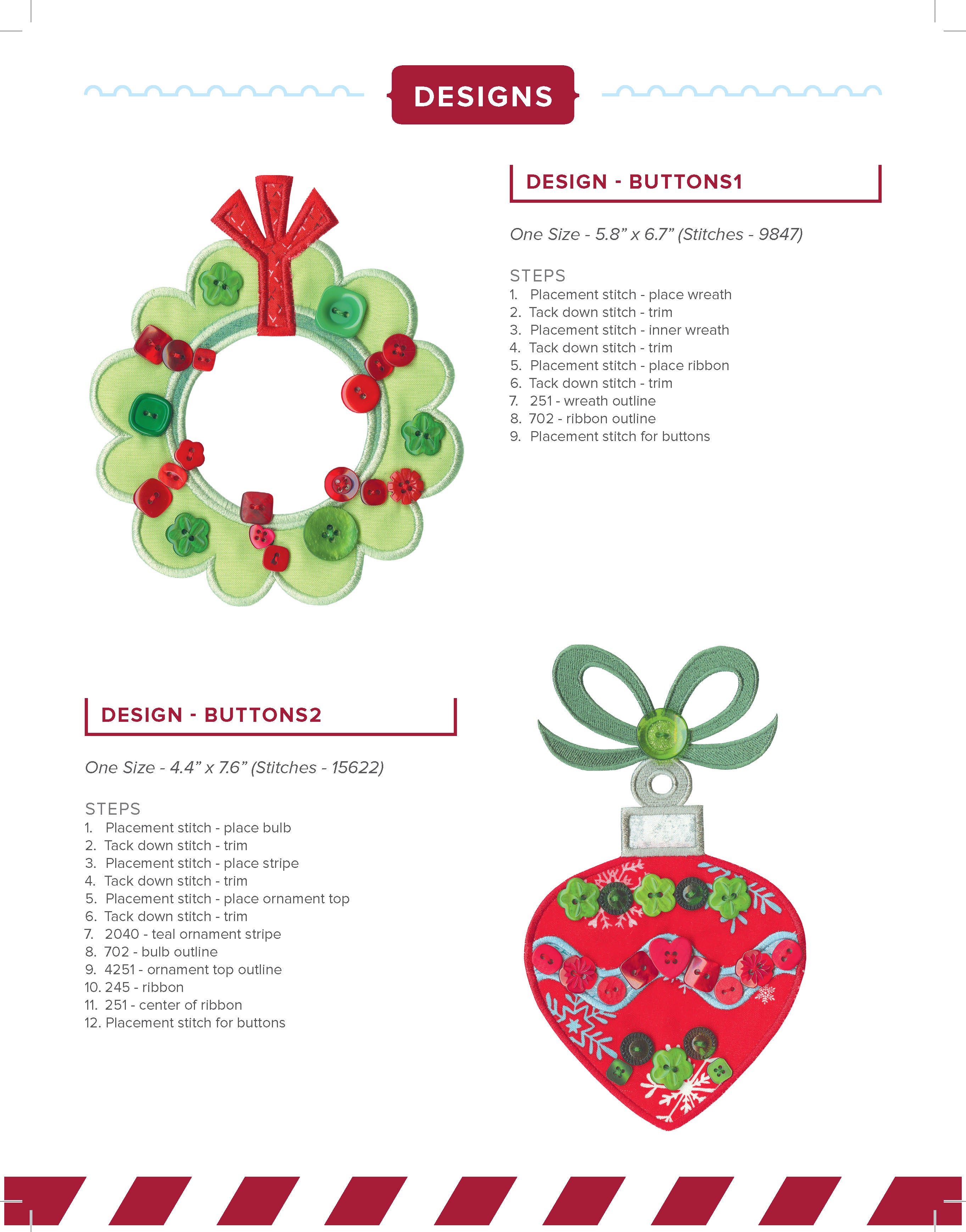 Christmas Buttons — Anita Goodesign