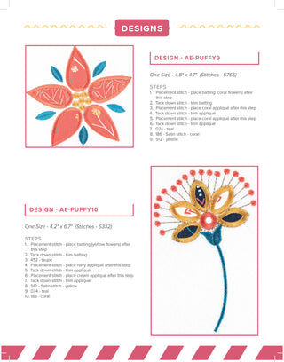 Learn to Puffy Appliqué