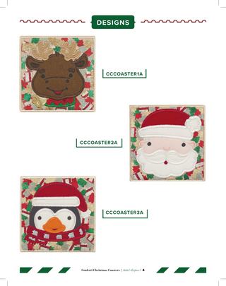 Confetti Christmas Coasters
