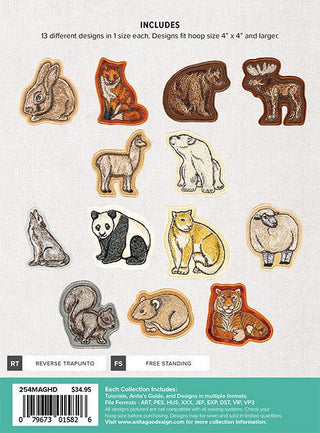 Dimensional Animal Brooches