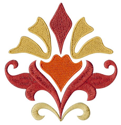 Decorative Orchid Motif