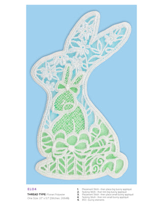 Easter Lace Ornaments