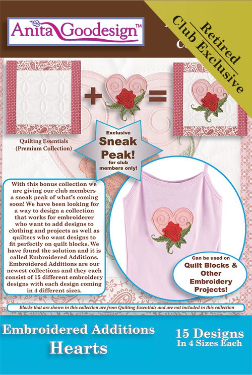 Embroidered Additions - Hearts