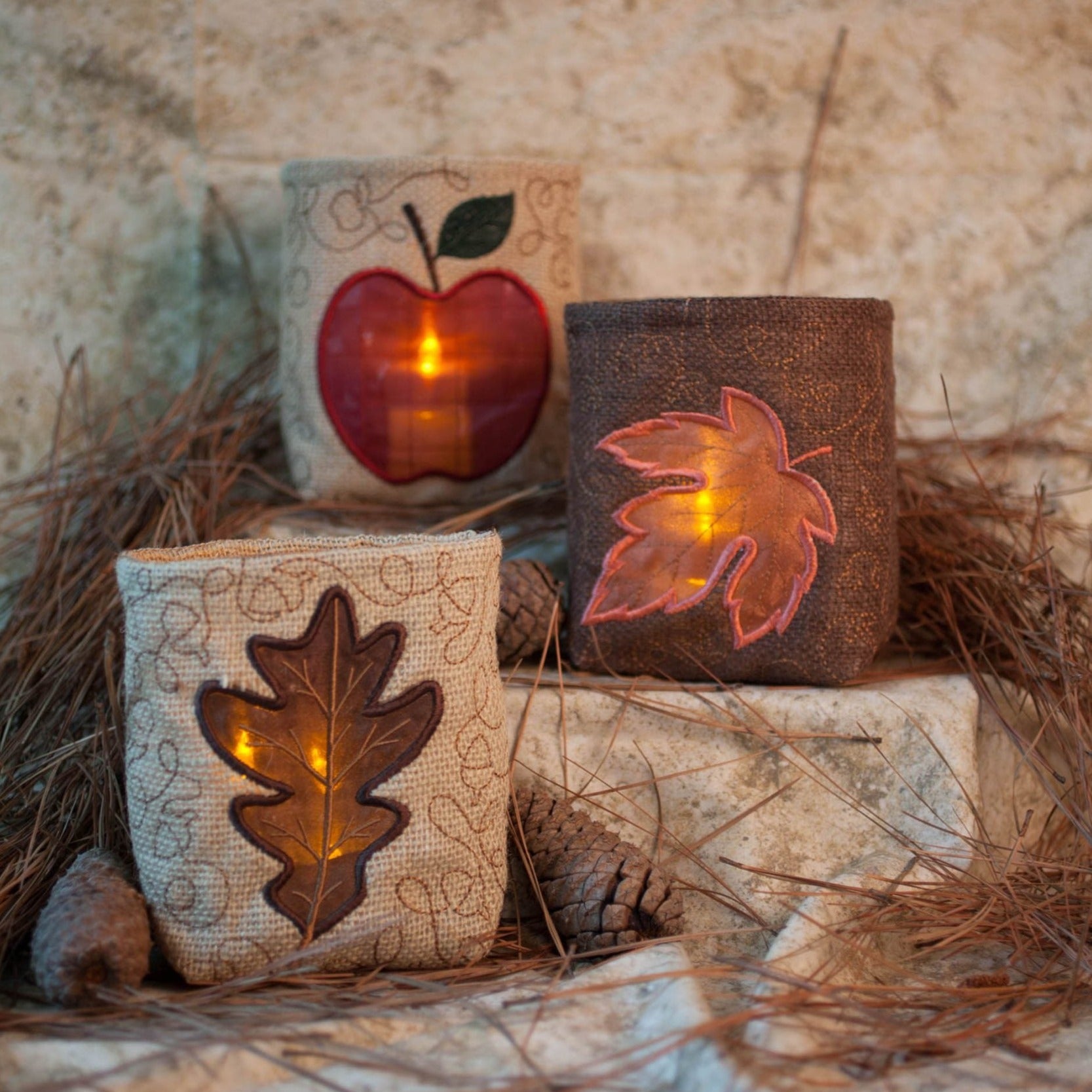 Autumn Votive Bags