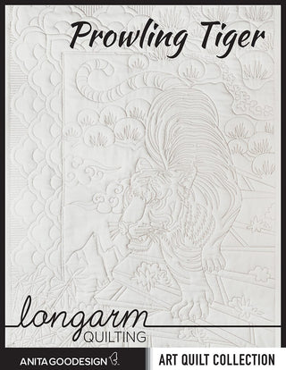 Longarm - Prowling Tiger Art Quilt