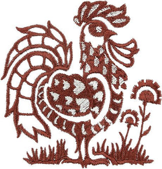 Paper Cut Roosters