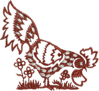 Paper Cut Roosters