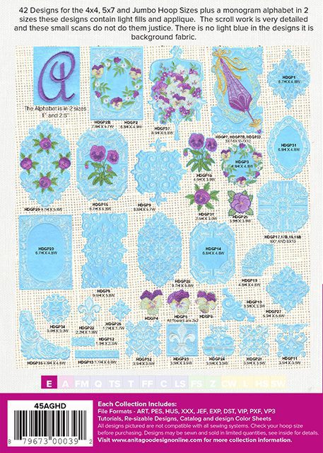 Patsy Monogram Pansy Monogram — Anita Goodesign