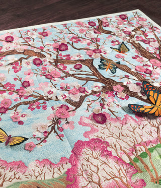 Cherry Blossom Tile Scene