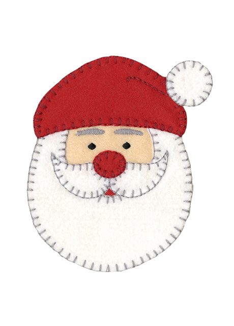 Blanket Stitch Santa