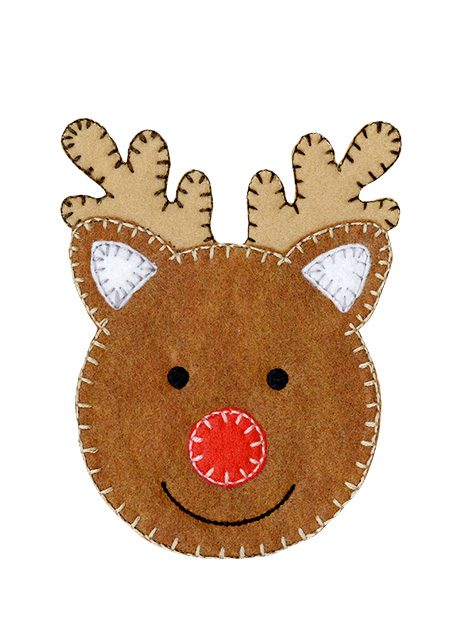 Blanket Stitch Reindeer