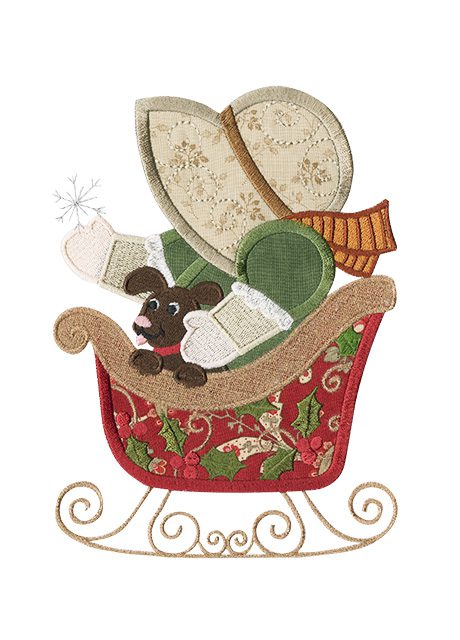 Sunbonnet Sue's Sleigh Ride