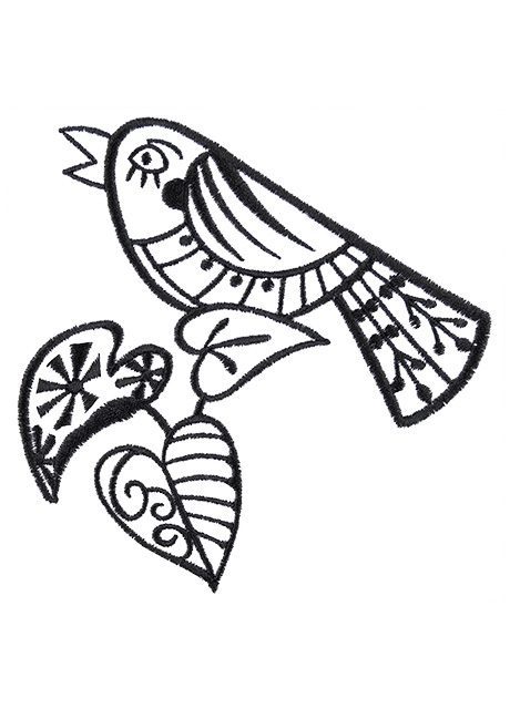 Embroidered Bird