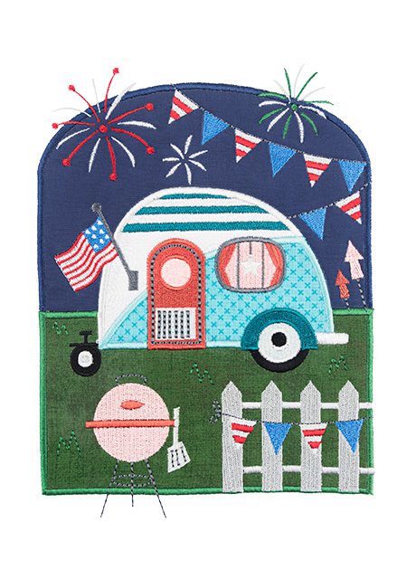 Fourth of July Camper