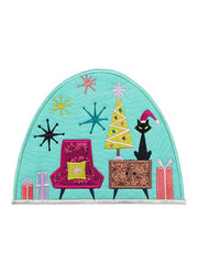 Mod Christmas Living Room