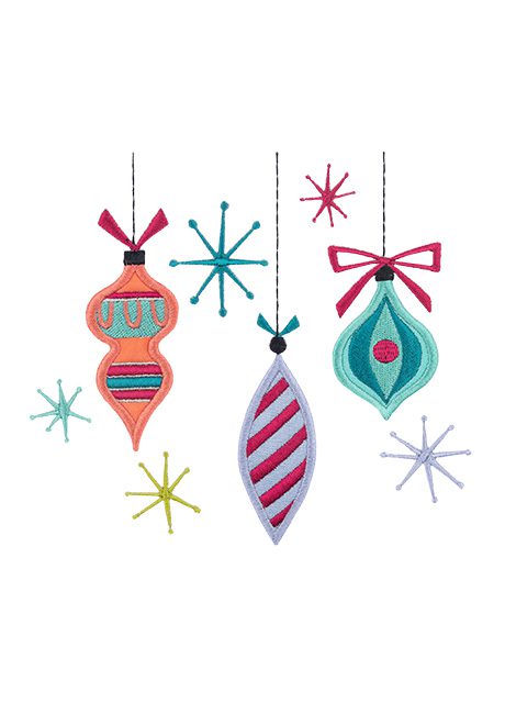 Mod Christmas Ornaments — Anita Goodesign