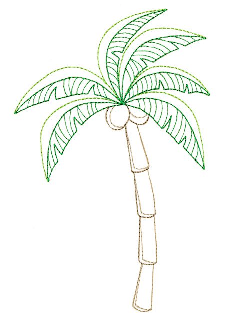 Palm Tree Outline