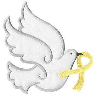 Dove with Ribbon