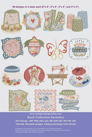 Embroidered Additions - Sewing Accessories