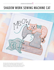 Shadow Work Sewing Machine Cat