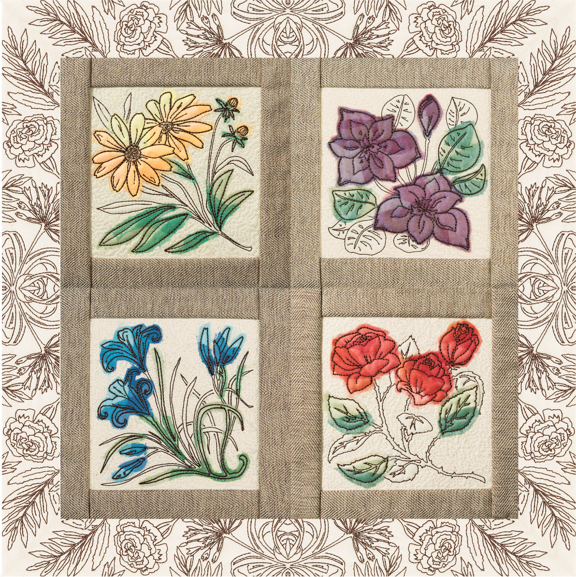 Wildflowers in Watercolor