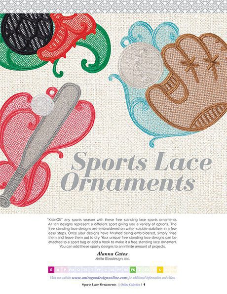 Sports Lace Ornaments