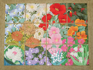 Floral Tile Scene