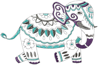 Painted Elephants