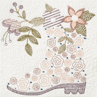 Hand Stitched Bouquet Quilt