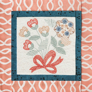 Hand Stitched Bouquet Quilt