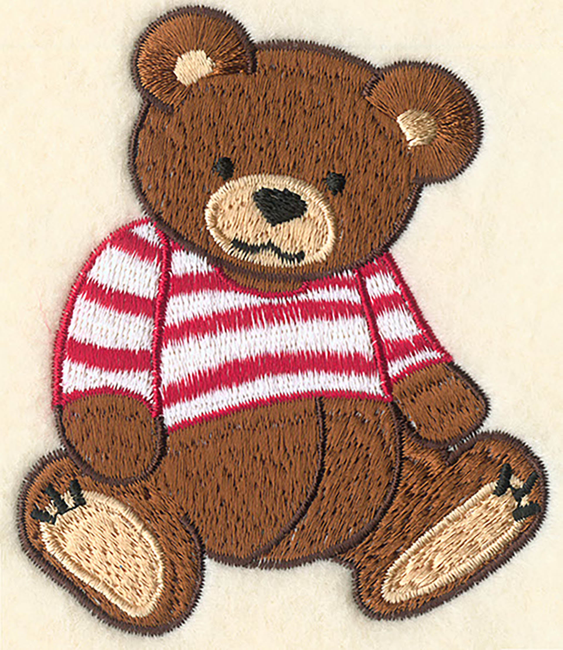 Get Well Soon Bear Embroidery Design